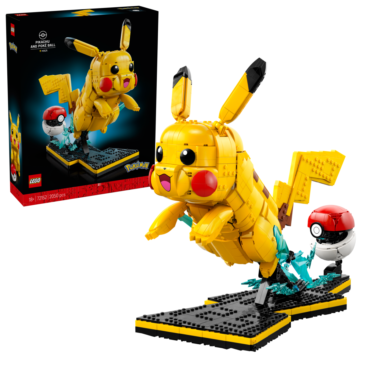 72152 Pikachu en Pokéball